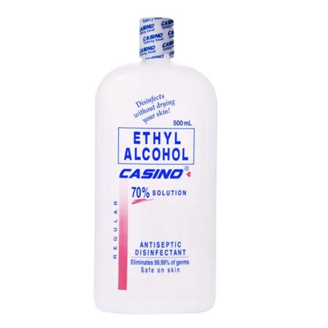 casino rubbing alcohol